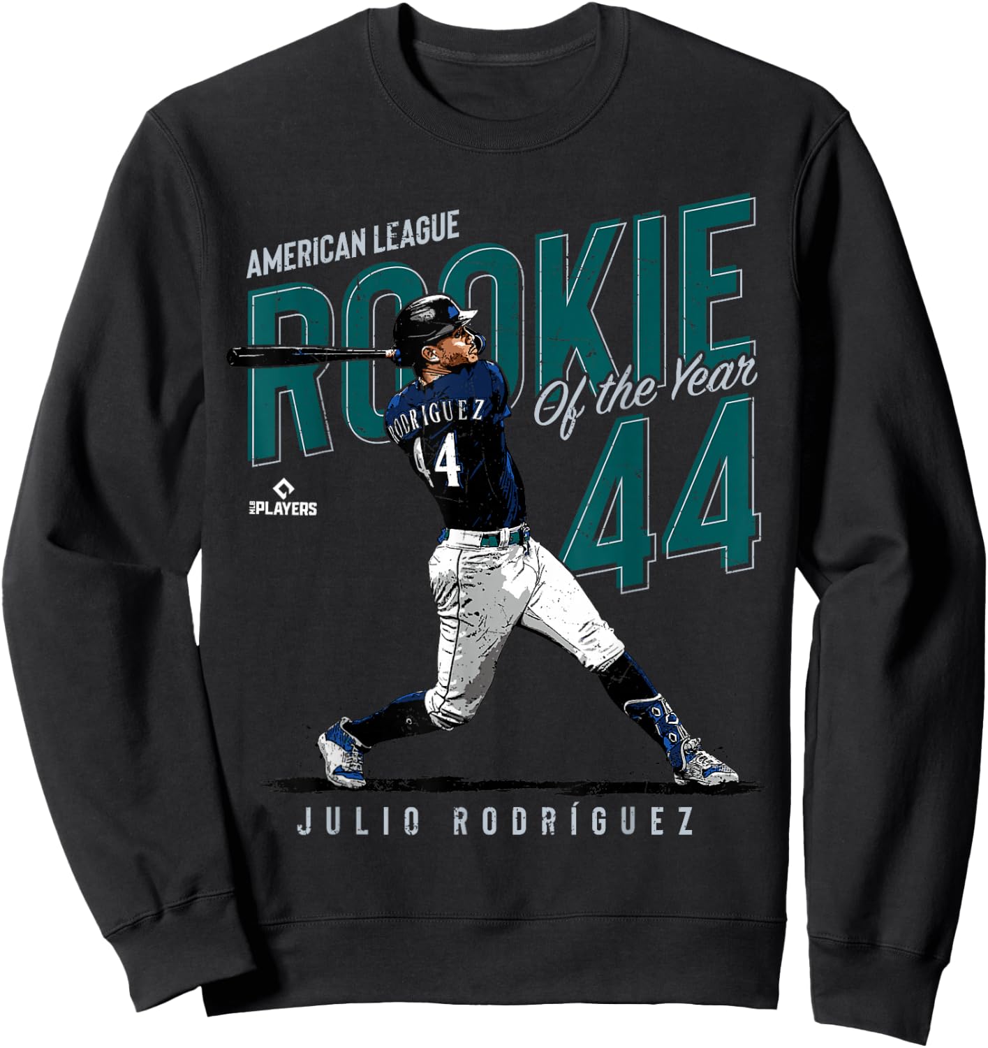 Rookie of the Year Julio Rodriguez Seattle MLBPA Sweatshirt - Sweatshirt | Black