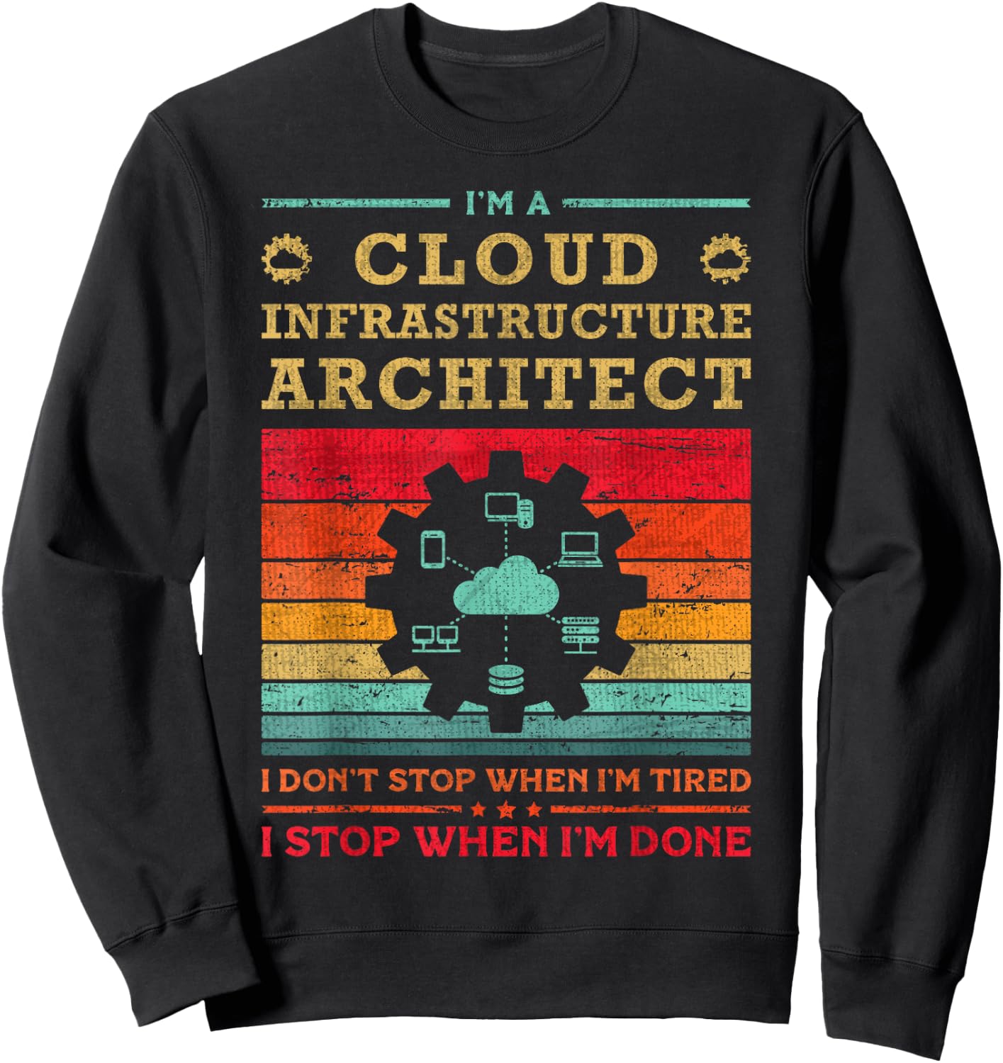 Cloud Specialist & Engineer Cloud Infrastructure Architect Sweatshirt - Sweatshirt | Black