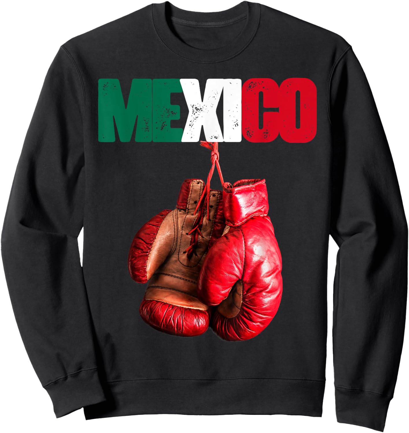 Funny Boxing - I Love Boxing Mexico Sweatshirt - Sweatshirt | Black