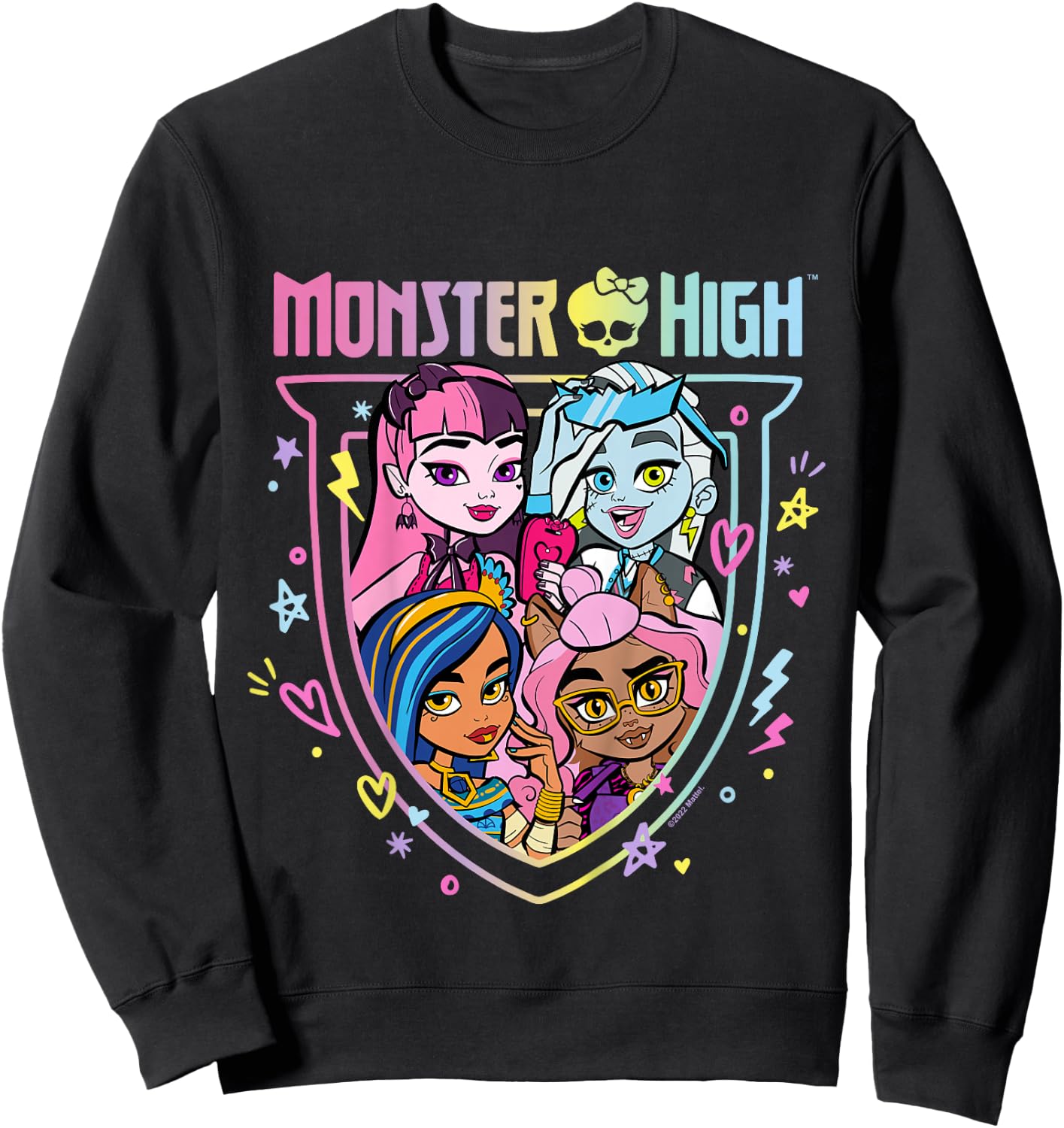 Kids Monster High - MH Rainbow Group Sweatshirt - Sweatshirt | Black