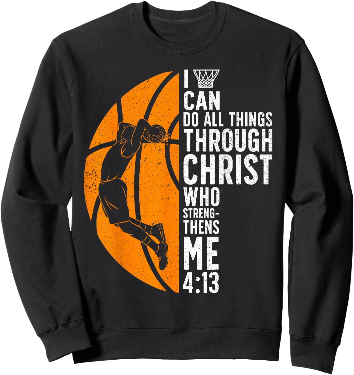 Cool Basketball Women Sport Game Basketball Player Sweatshirt - Sweatshirt | Black