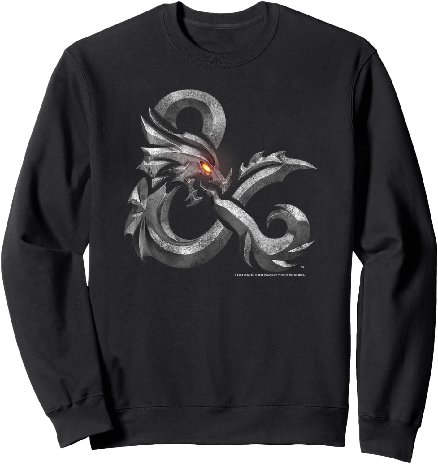 Dungeons & Dragons: Honor Among Thieves Ampersand Logo Small Sweatshirt - Sweatshirt | Black