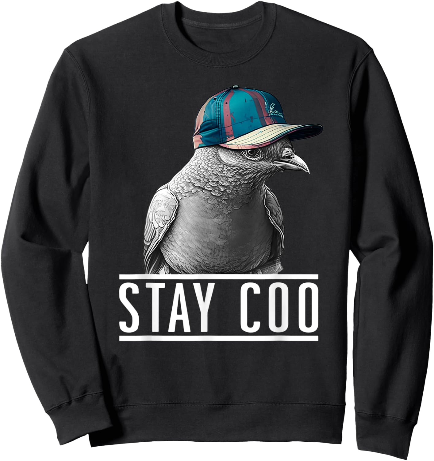 Stay Coo - Pigeon Lover, Animal Lover, Birds Owner Sweatshirt - Sweatshirt | Black