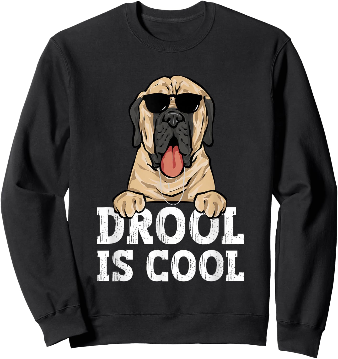 Mastiff Old English Mastiff Dog Sweatshirt - Sweatshirt | Black