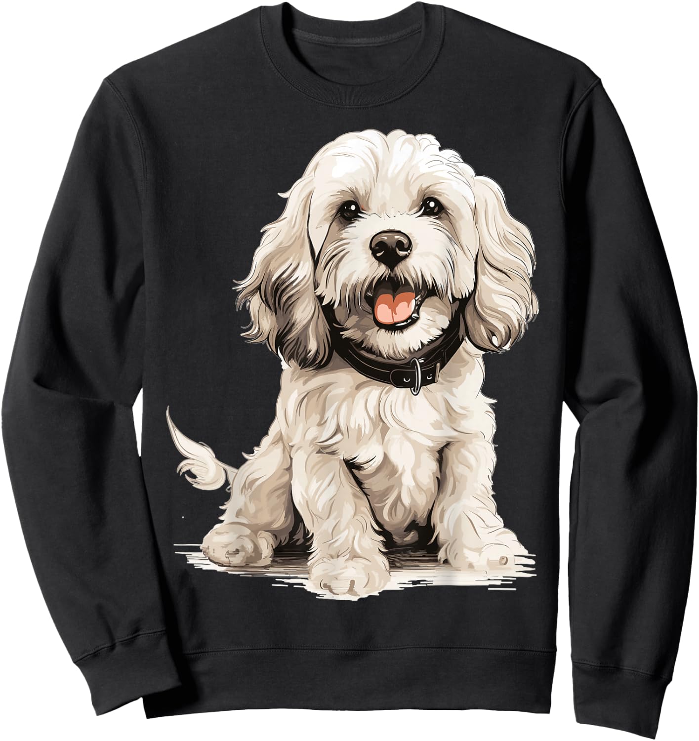 Cockapoo Dog Breed Pet Cute Graphic Sweatshirt - Sweatshirt | Black