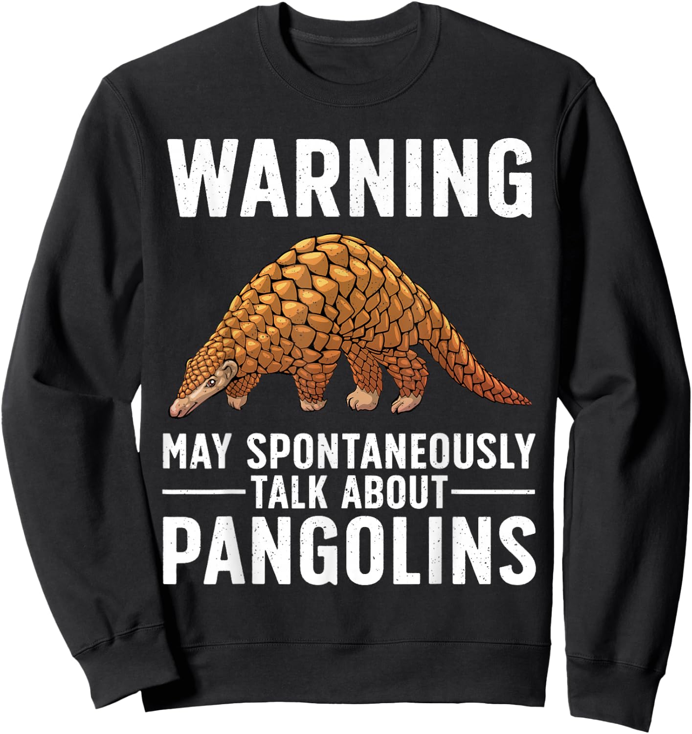 Cool Pangolin Women Save Pangolins Anteater Animal Sweatshirt - Sweatshirt | Black