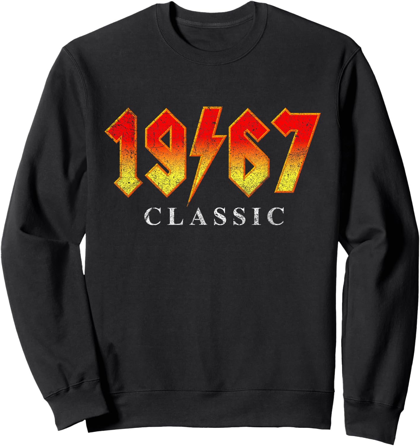 1967 Classic Vintage Rock Band Concert style Birthday Sweatshirt - Sweatshirt | Black