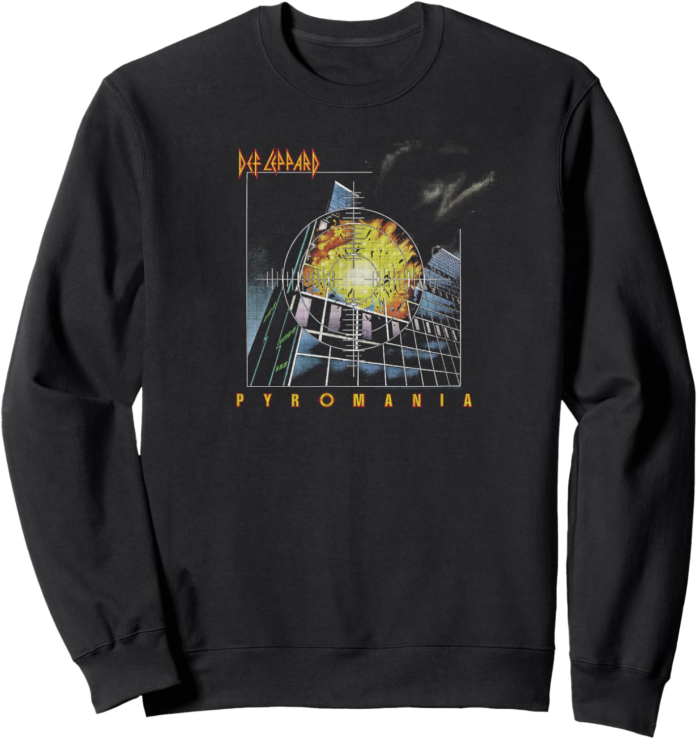 Def Leppard - Pyromania Vintage Sweatshirt - Sweatshirt | Black