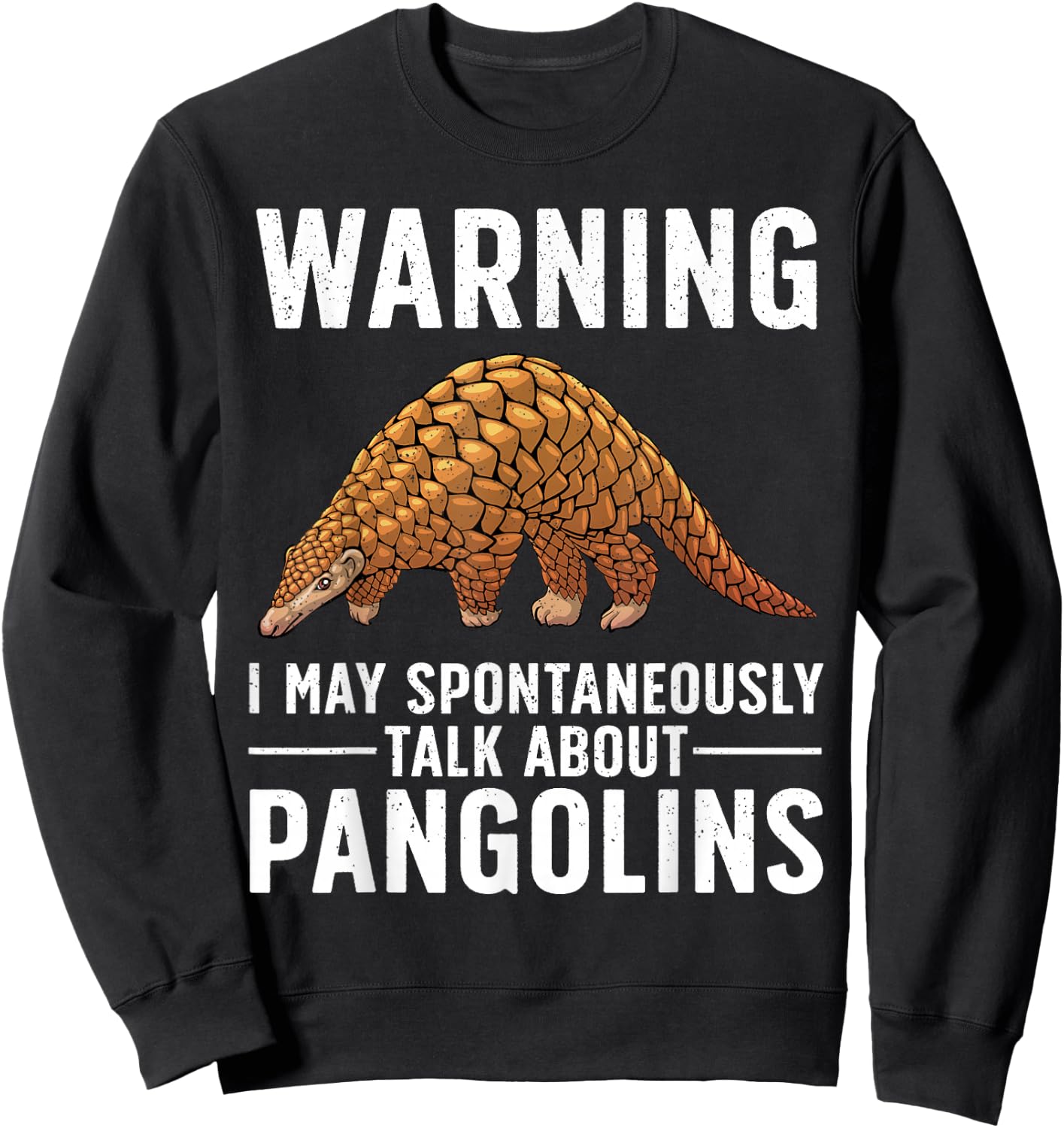 Cool Pangolin Women Save Pangolins Anteater Animal Sweatshirt - Sweatshirt | Black
