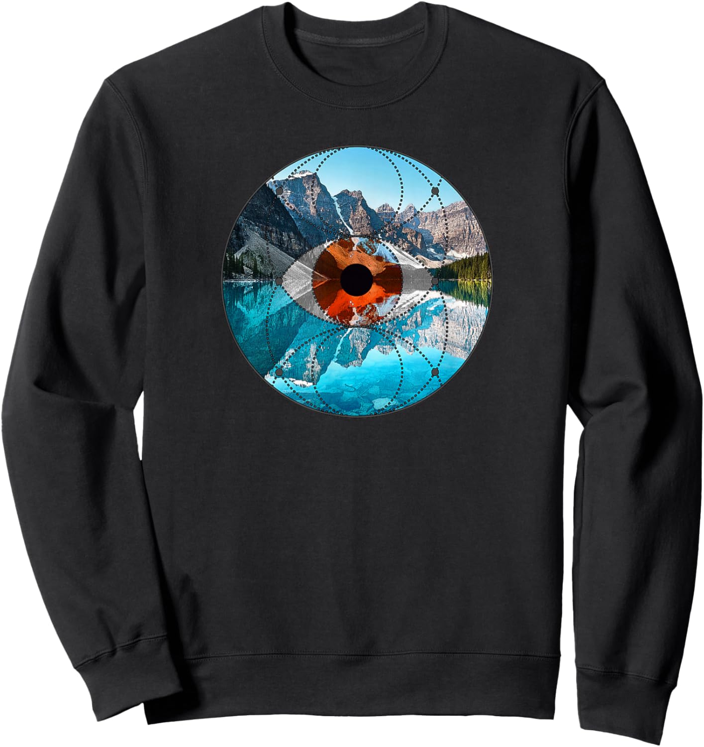 Sacred Geometry, Cosmos and Nature, Men & Women Sweatshirt - Sweatshirt | Black