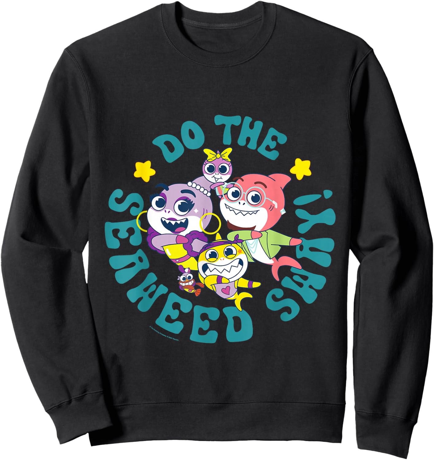 Baby Shark Do The Seaweed Sway! Sweatshirt - Sweatshirt | Black