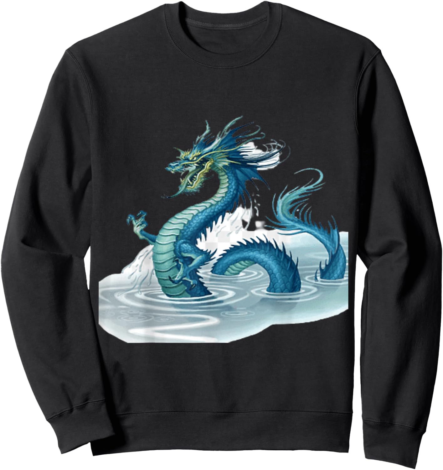 Ice Dragon Water Dragon Sweatshirt - Sweatshirt | Black