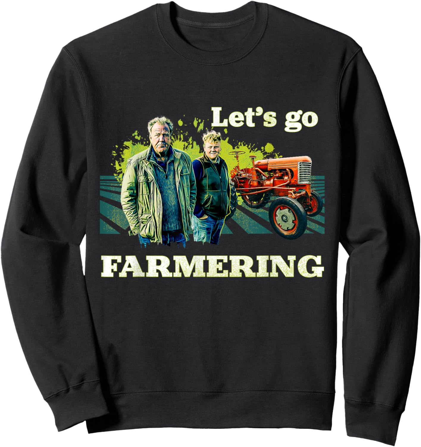 Clarkson's Farm - Let's Go Farmering Sweatshirt - Sweatshirt | Black