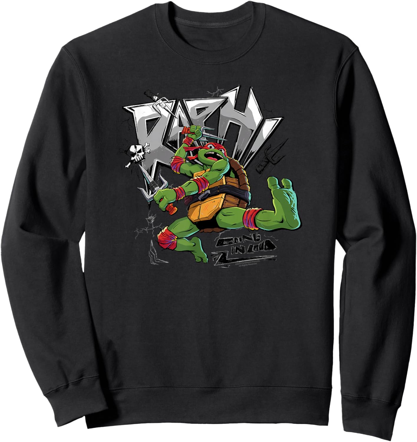 Teenage Mutant Ninja Turtles: Mutant Mayhem Raph Pose Sweatshirt - Sweatshirt | Black