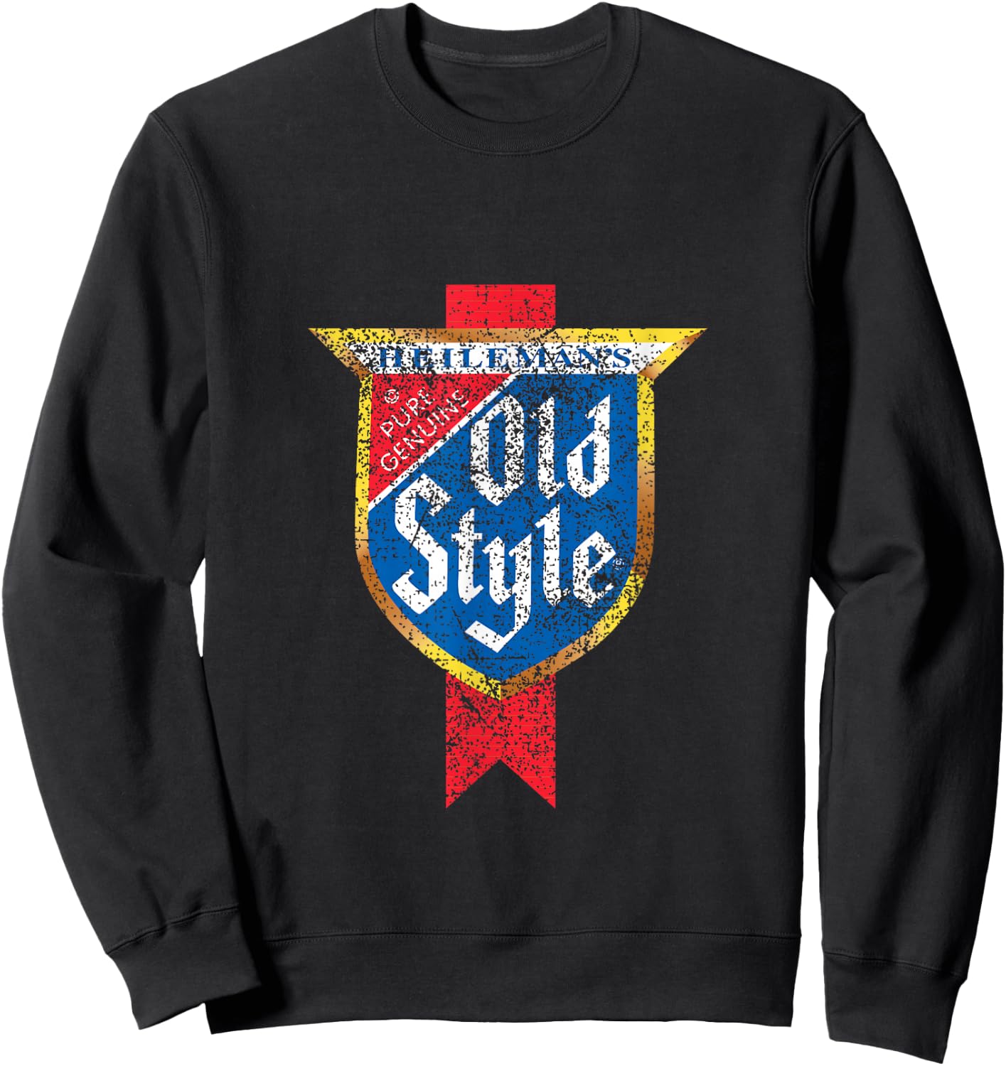 Old Style Beer Vintage Logo - Classic Look Sweatshirt - Sweatshirt | Black