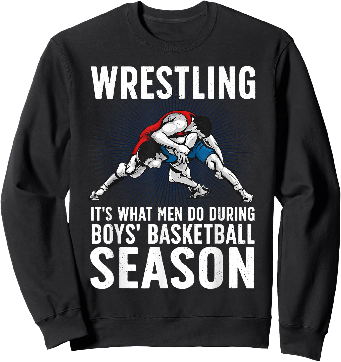 Cool Wrestling Art Boys Wrestle Wrestler Wrestling Sweatshirt - Sweatshirt | Black