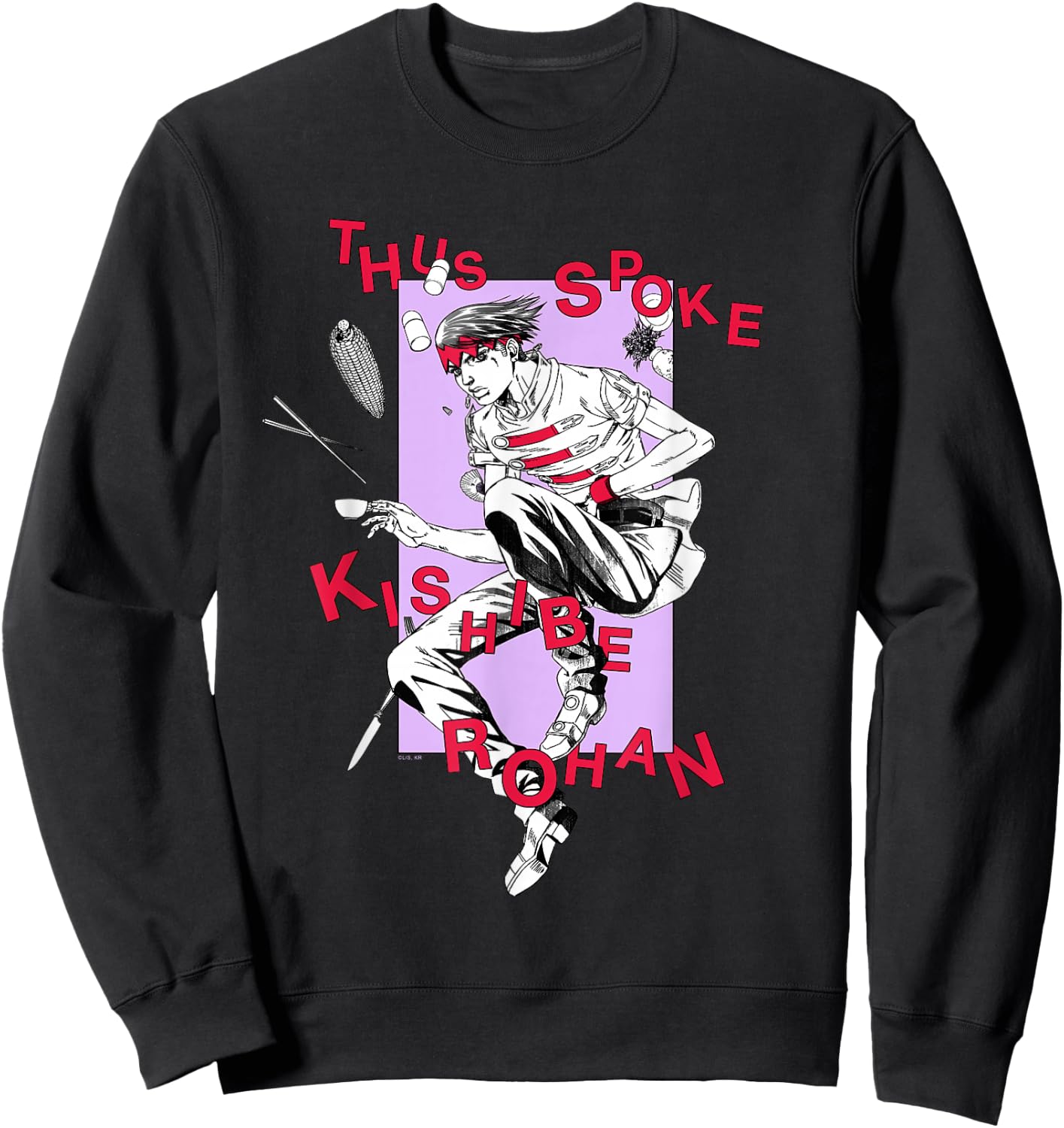 Thus Spoke Kishibe Rohan Rohan with Floating Logo Sweatshirt - Sweatshirt | Black