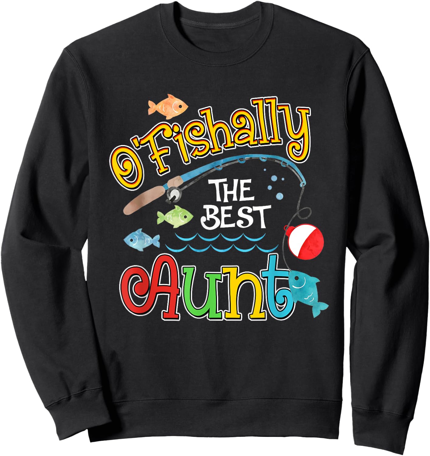 Ofishally The Best Aunt Auntie of the Birthday Boy Sweatshirt - Sweatshirt | Black