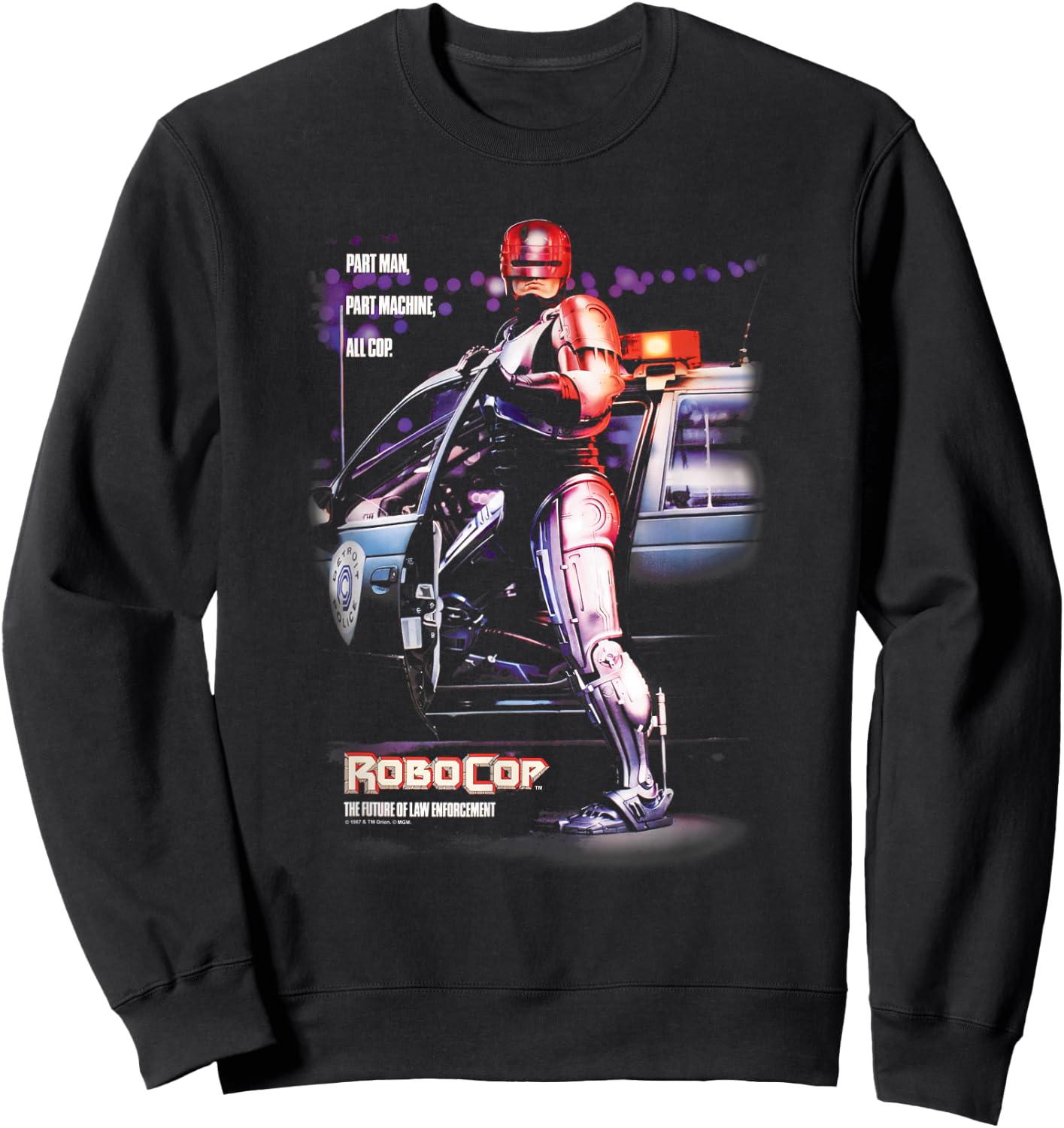 Robocop Poster Sweatshirt - Sweatshirt | Black