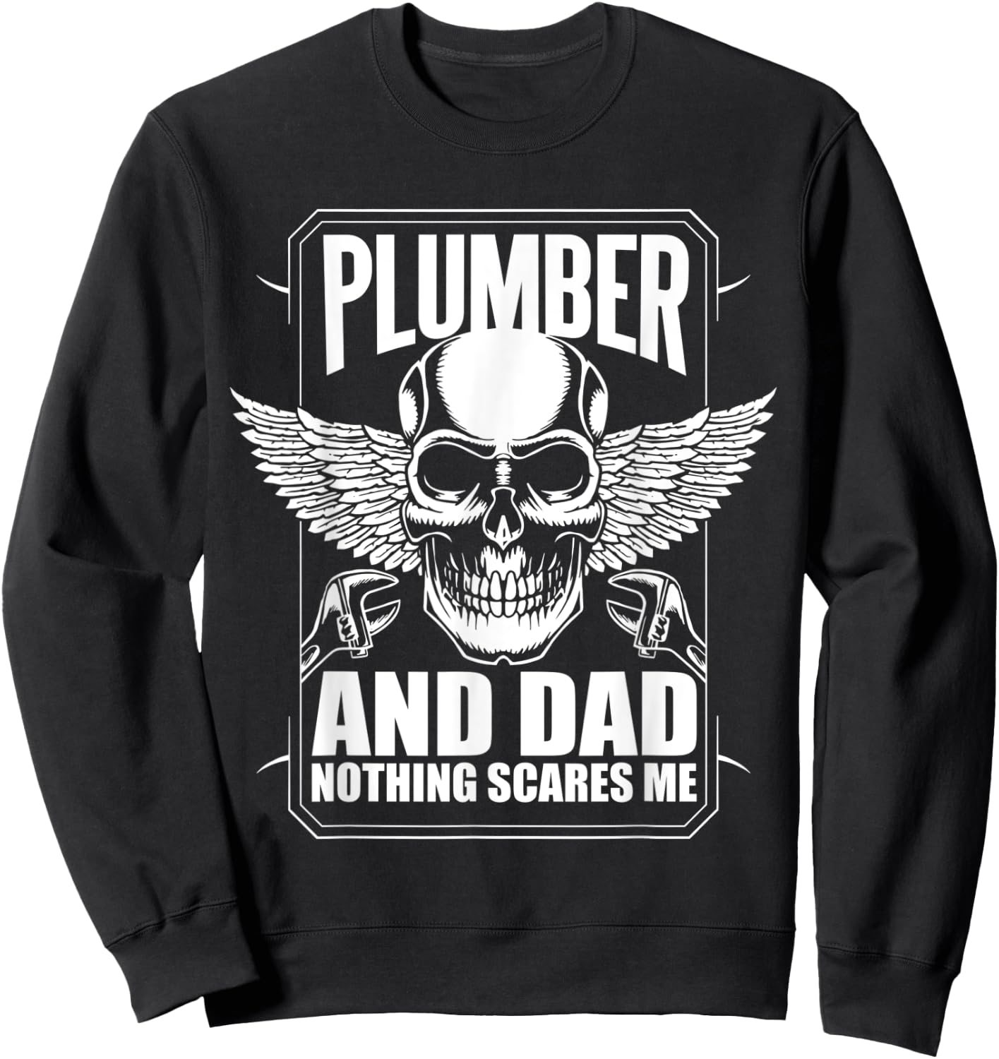 Plumber And Dad Sweatshirt - Sweatshirt | Black