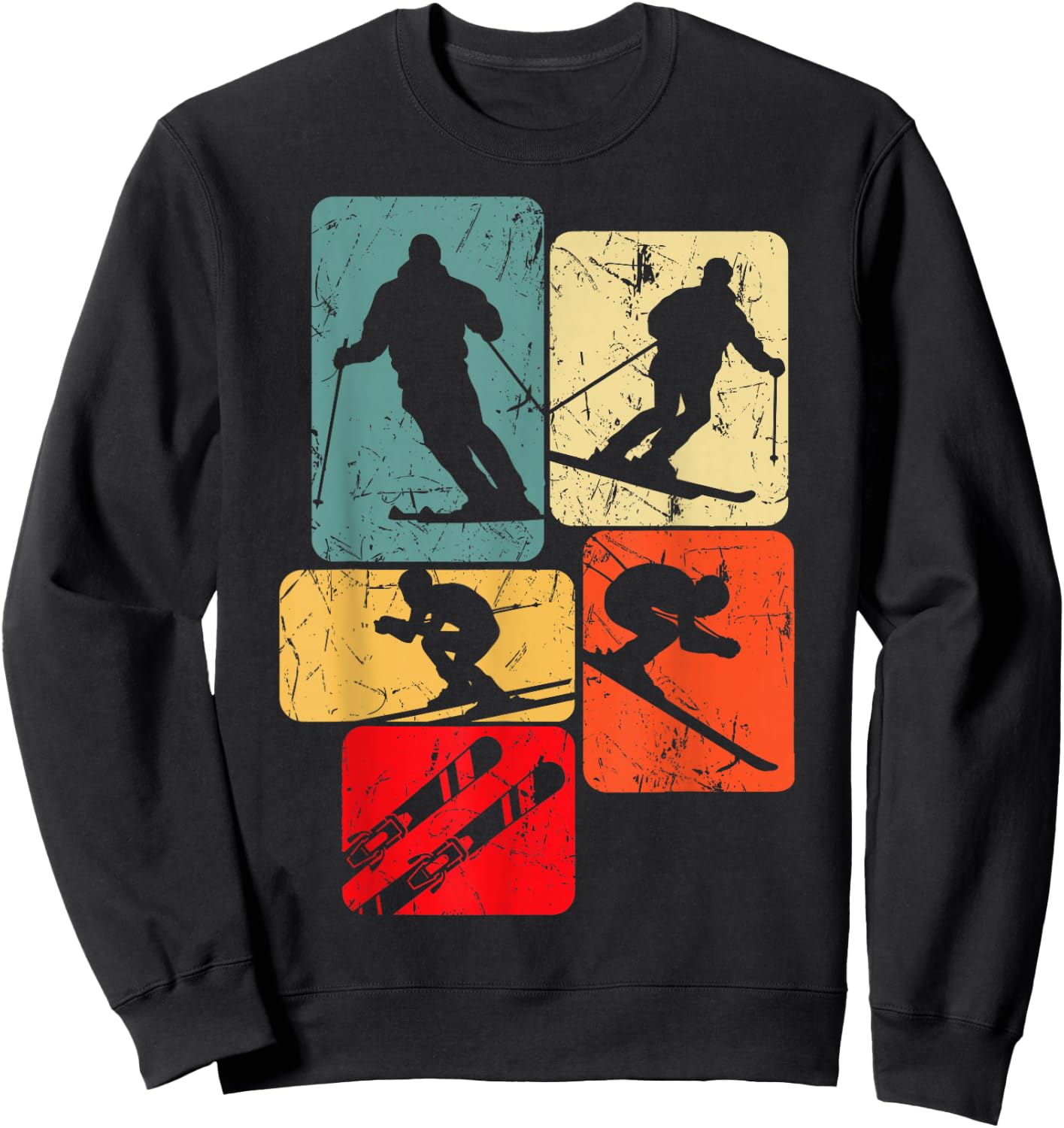 Skiing Sweatshirt - Sweatshirt | Black