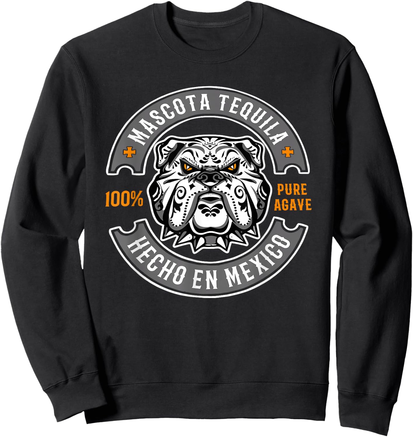 Mascota Tequila Hecho En-Mexico Dog Apparel Women Sweatshirt - Sweatshirt | Black
