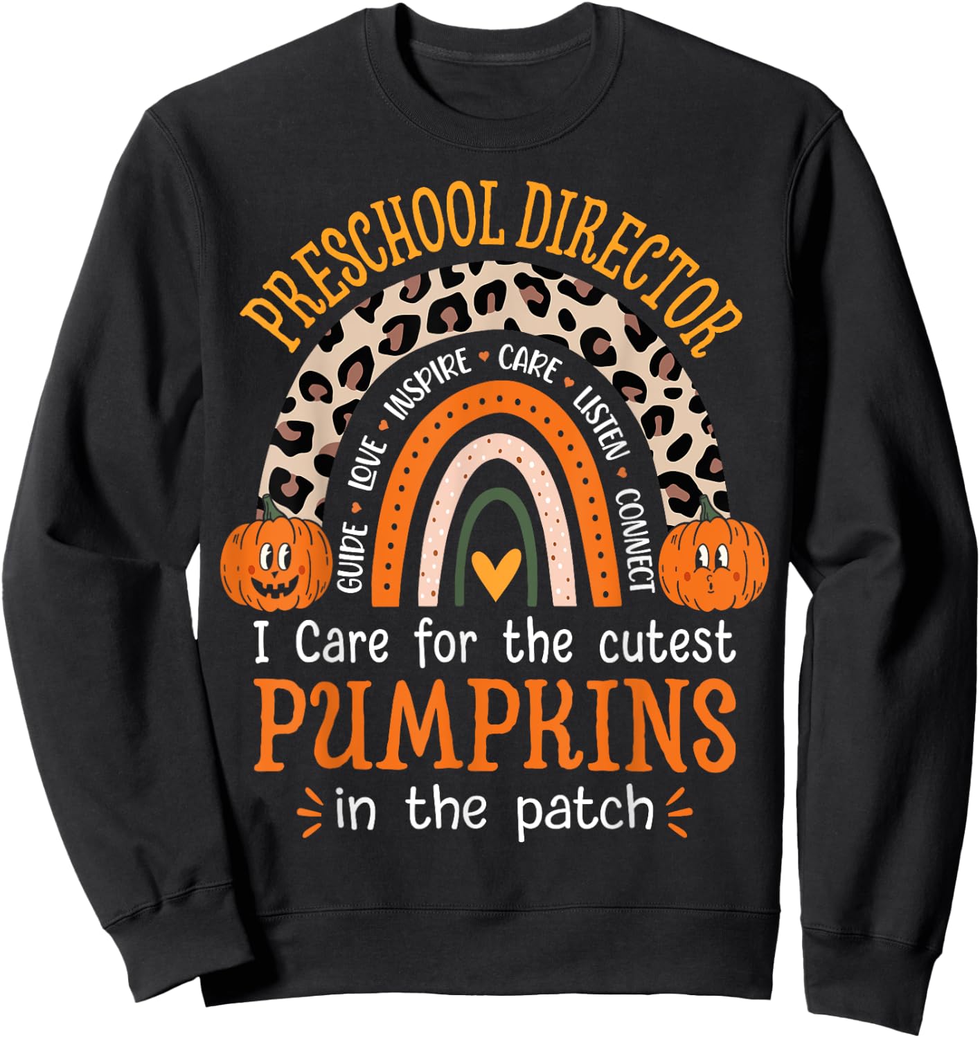 Preschool Director Funny Halloween Preschool Director Sweatshirt - Sweatshirt | Black