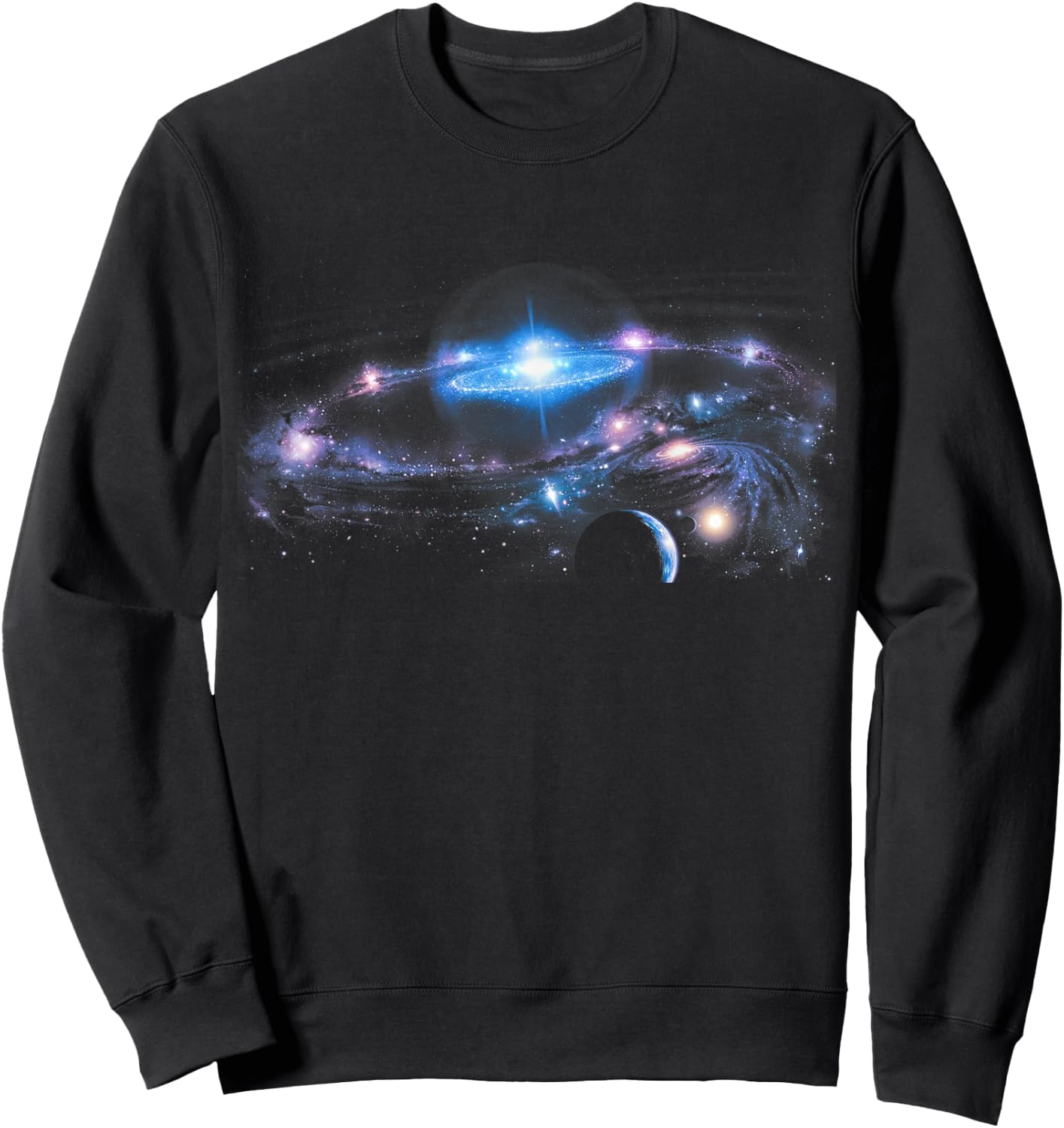 Universe Galaxy Sky Black Hole Physics Science Space Teacher Sweatshirt - Sweatshirt | Black