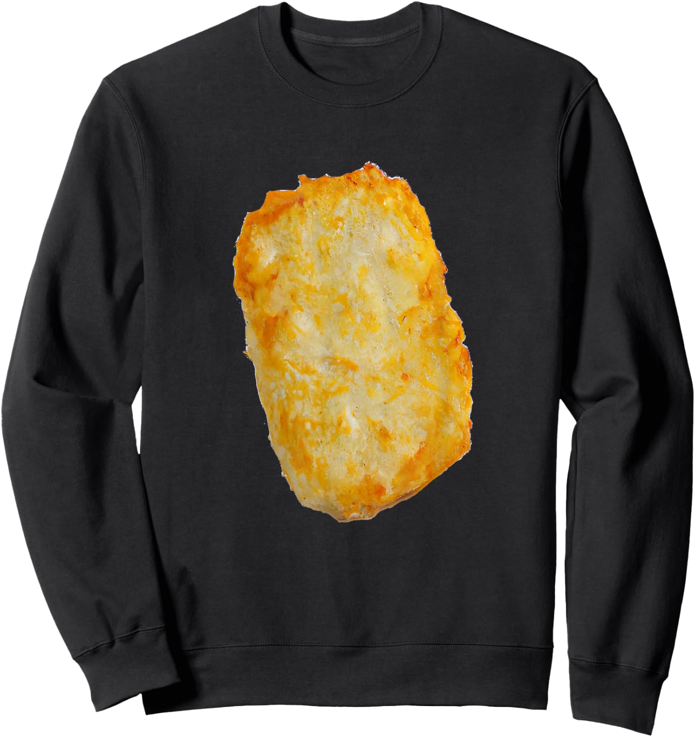 Breakfast and Brunch Hash Brown Potatoes Sweatshirt - Sweatshirt | Black