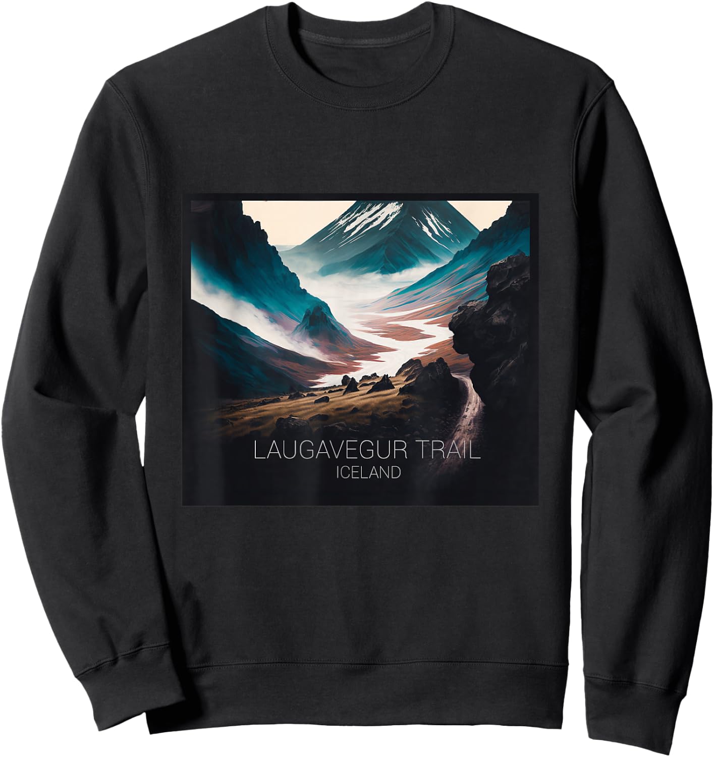 Laugavegur Trail Iceland Sweatshirt - Sweatshirt | Black