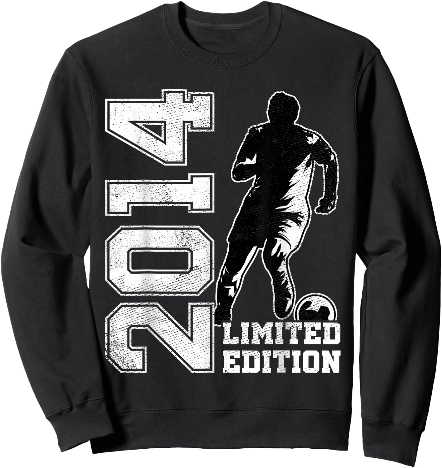 11th Birthday Soccer Limited Edition 2014 11 Years Old Sweatshirt - Sweatshirt | Black