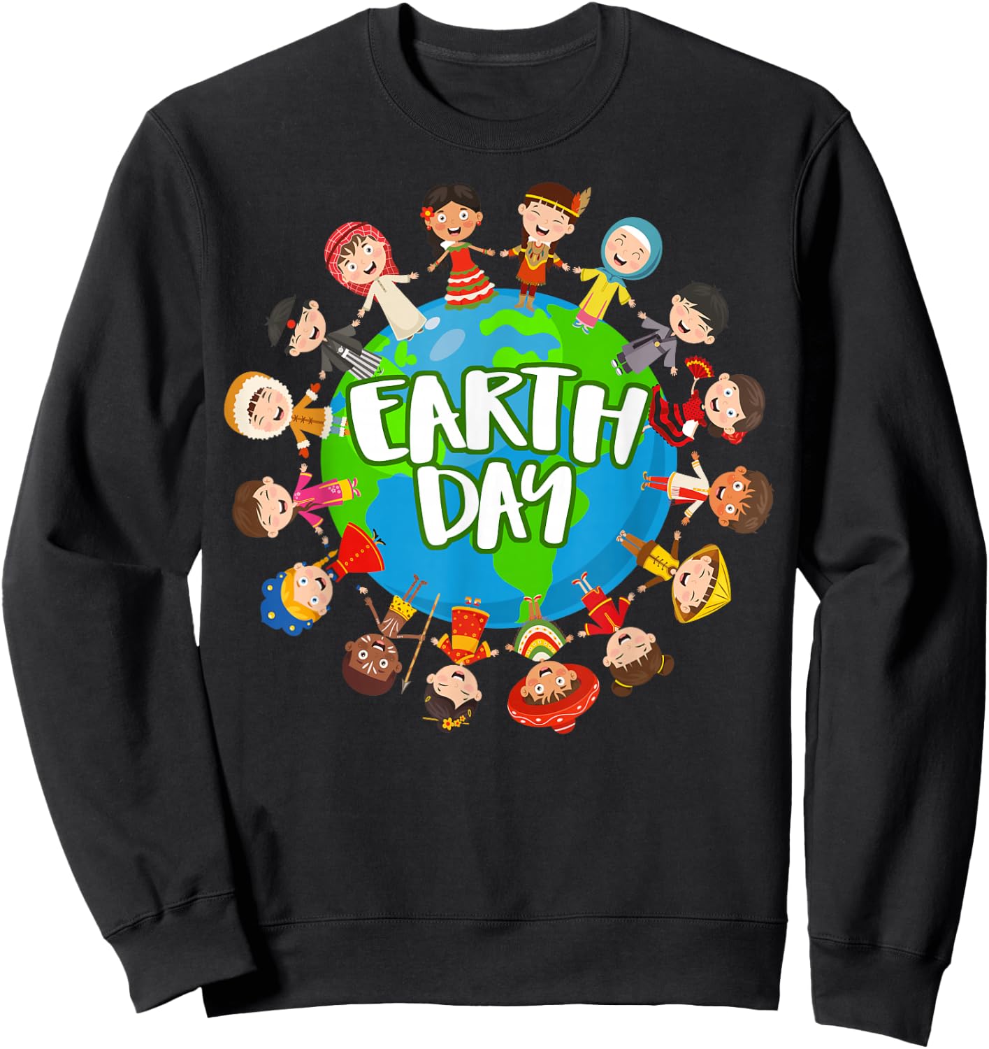 Earth Day 2023 Environmental Nature Planet | & Sweatshirt - Sweatshirt | Black