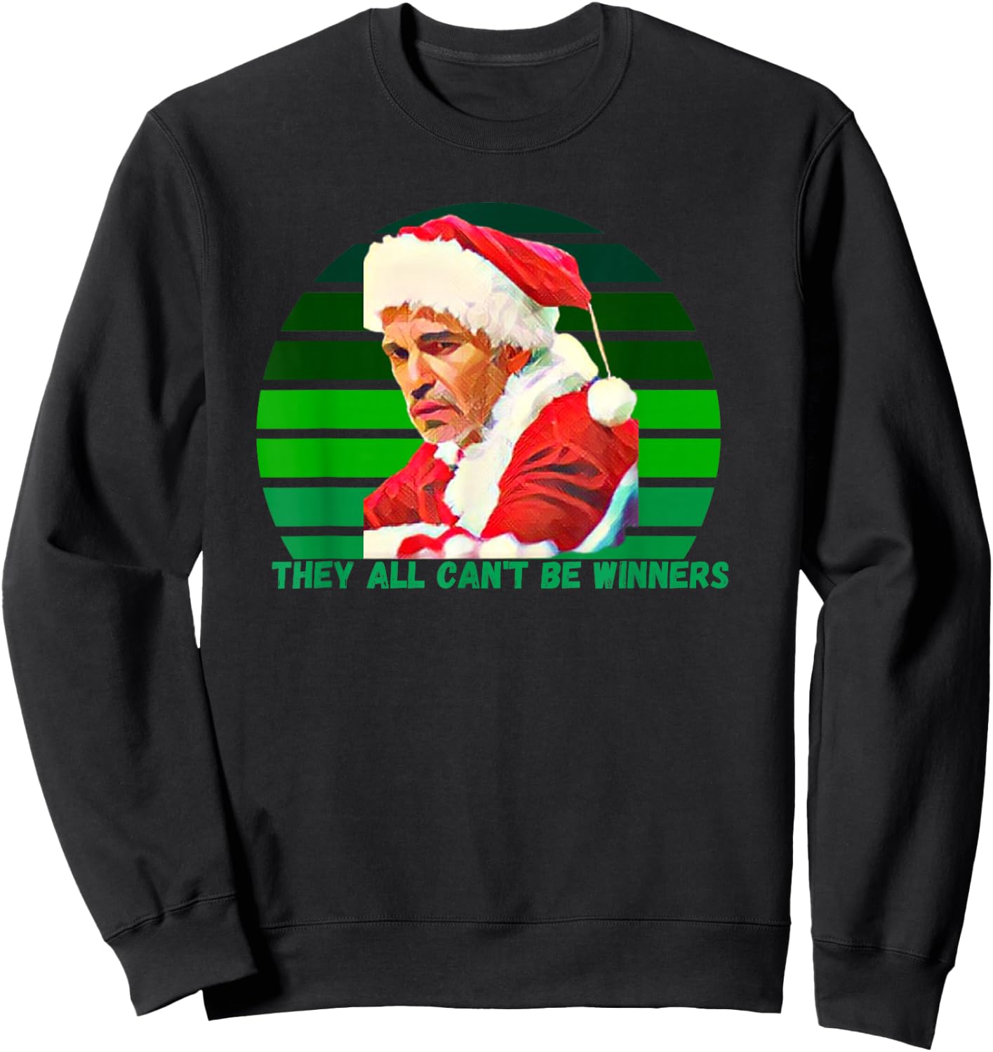 Bad Santa Movie, Classic Cinema, Movie Shirts , Movie Sweatshirt - Sweatshirt | Black