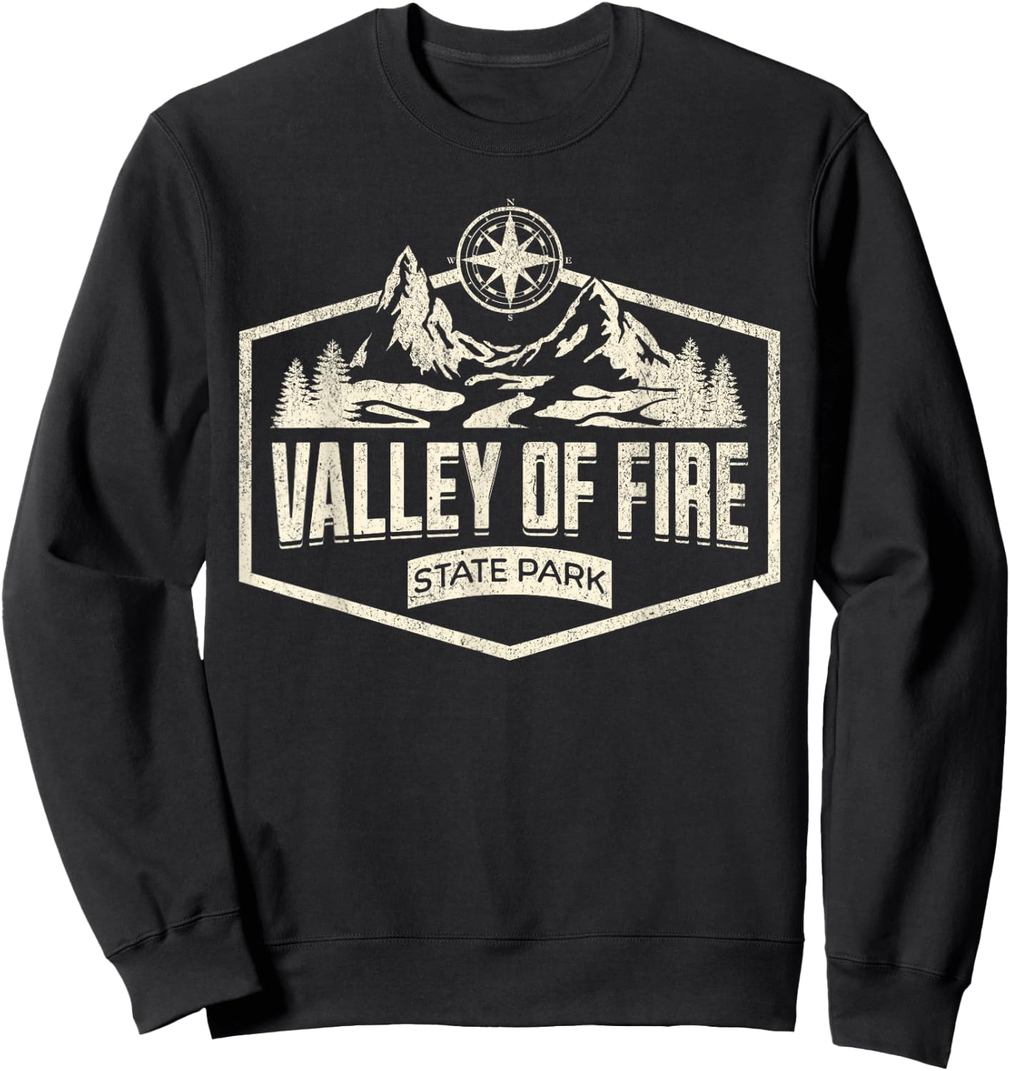Valley Of Fire State Park Sweatshirt - Sweatshirt | Black