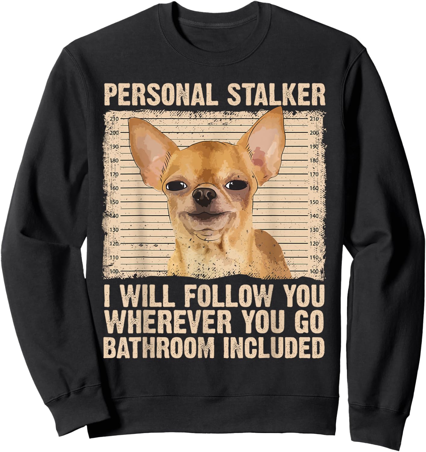 Cute Chihuahua Design Women Kids Chihuahua Lovers Sweatshirt - Sweatshirt | Black