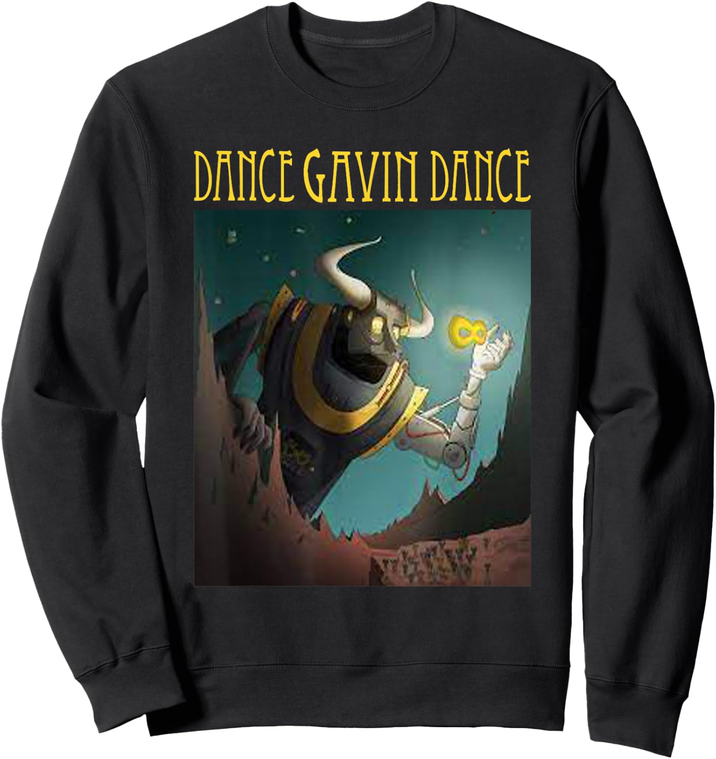 Dance Gavin Dance Graphic Design - Dance Gavin Dance Sweatshirt - Sweatshirt | Black