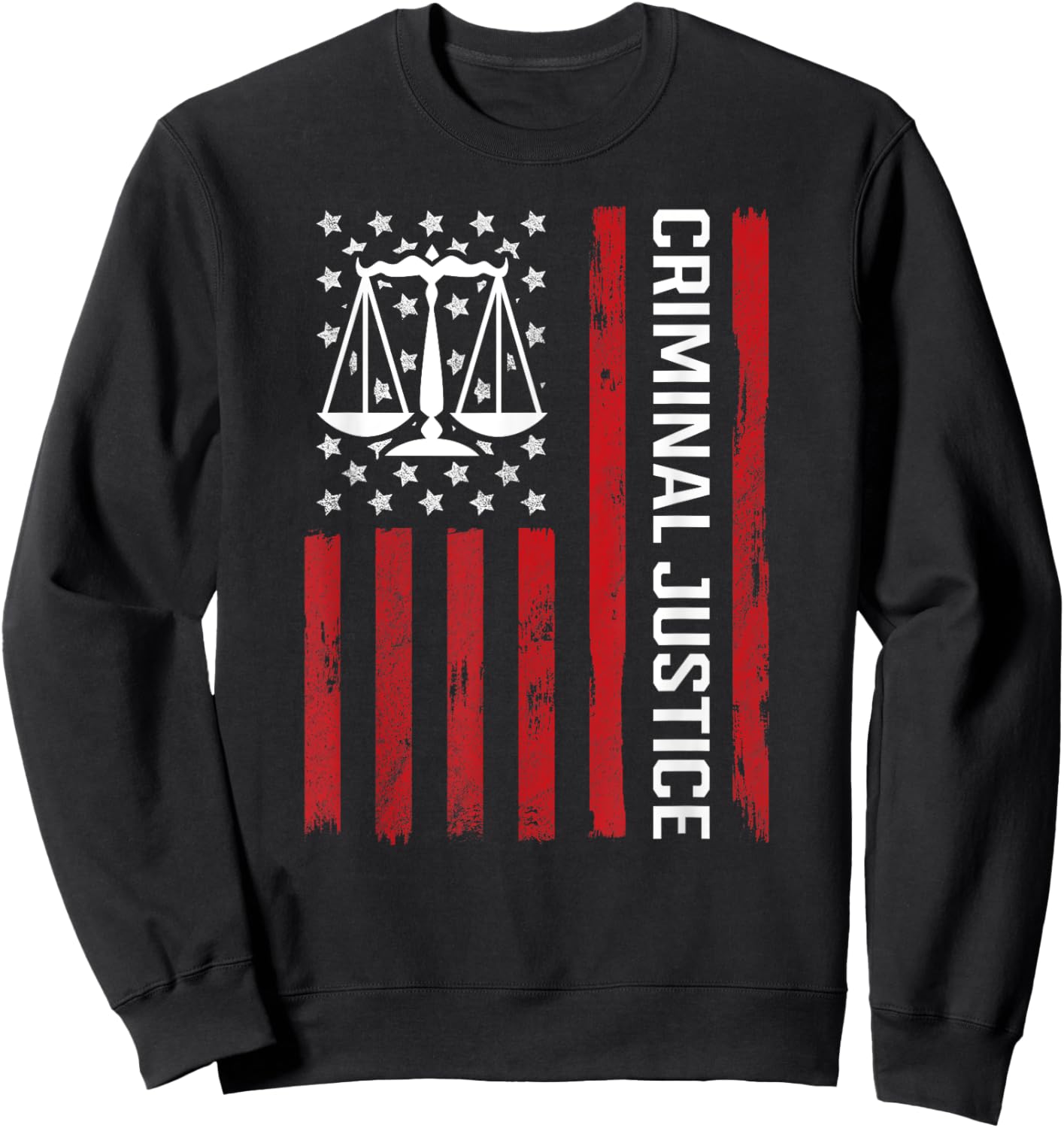 Criminal Justice Major College Student Graduate Graduation Sweatshirt - Sweatshirt | Black