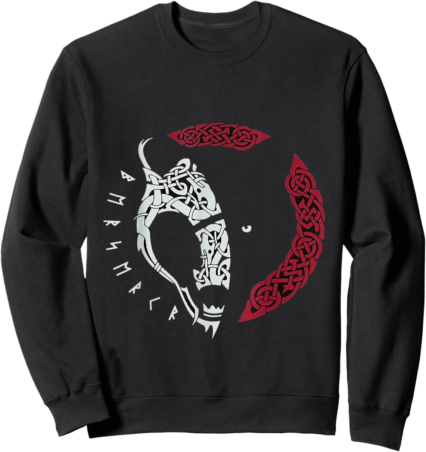 Viking Wolf Sweatshirt - Sweatshirt | Black