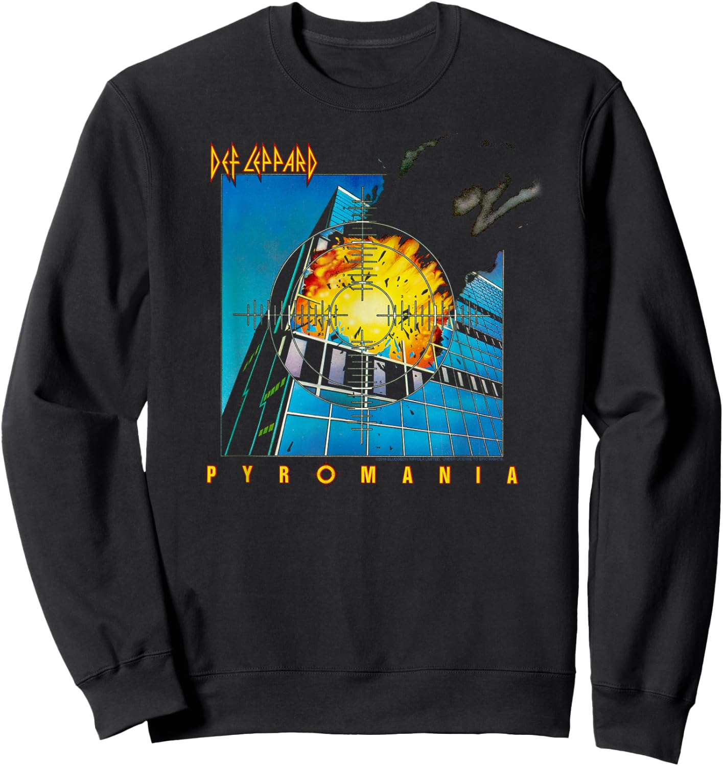 Def Leppard - Pyromania Album Sweatshirt - Sweatshirt | Black