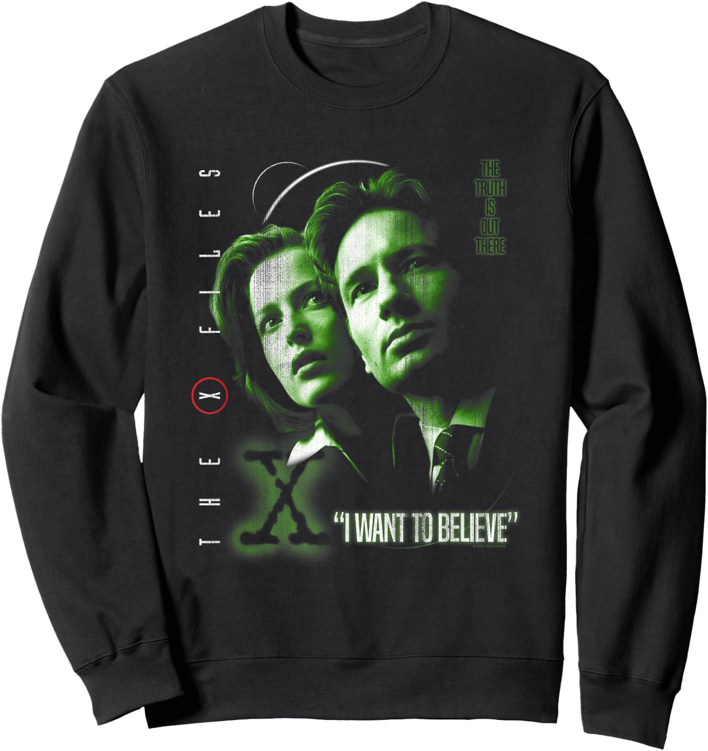 X-Files I Want to Believe Sweatshirt - Sweatshirt | Black