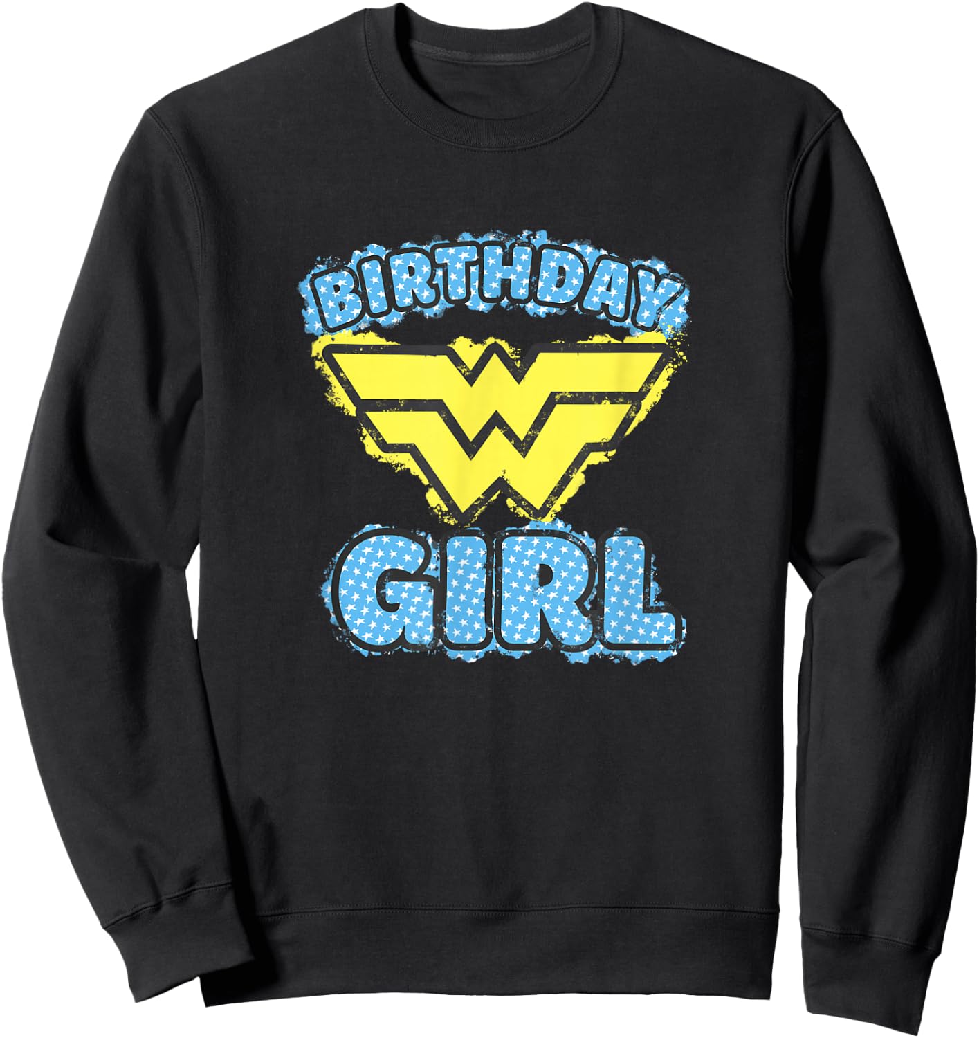 DC Comics Justice League Wonder Woman Birthday Girl Sweatshirt - Sweatshirt | Black