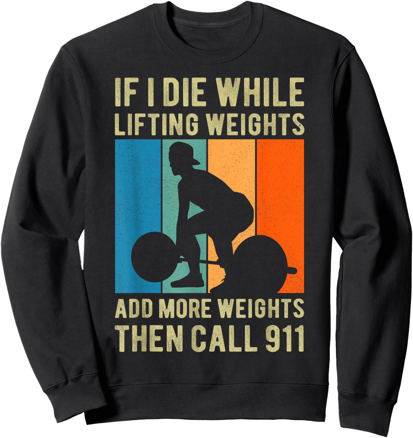 Tren Lifting Fitness Gym Deadlift - -Adults Black Cotton Blend Short Sleeve - Small - Humorous Workout Sweatshirt - Sweatshirt | Black
