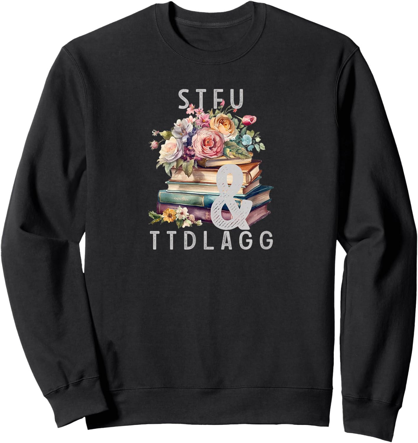 Bookish Book Lovers Readers of Smut Sweatshirt - Sweatshirt | Black