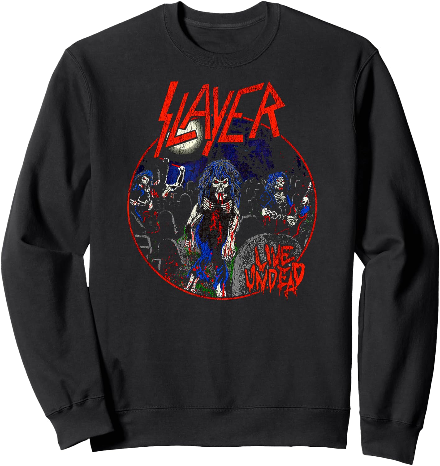 Slayer – 80s Live Undead Sweatshirt - Sweatshirt | Black