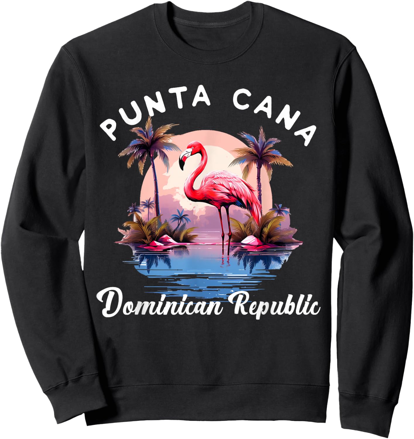 Punta Cana 2024 Family Vacation Matching Dominican Republic Sweatshirt - Sweatshirt | Black