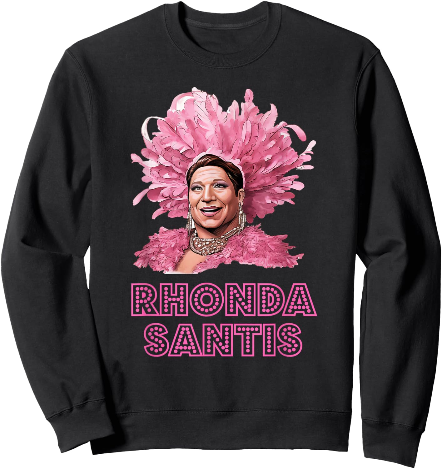 Rhonda Santis Sweatshirt - Sweatshirt | Black