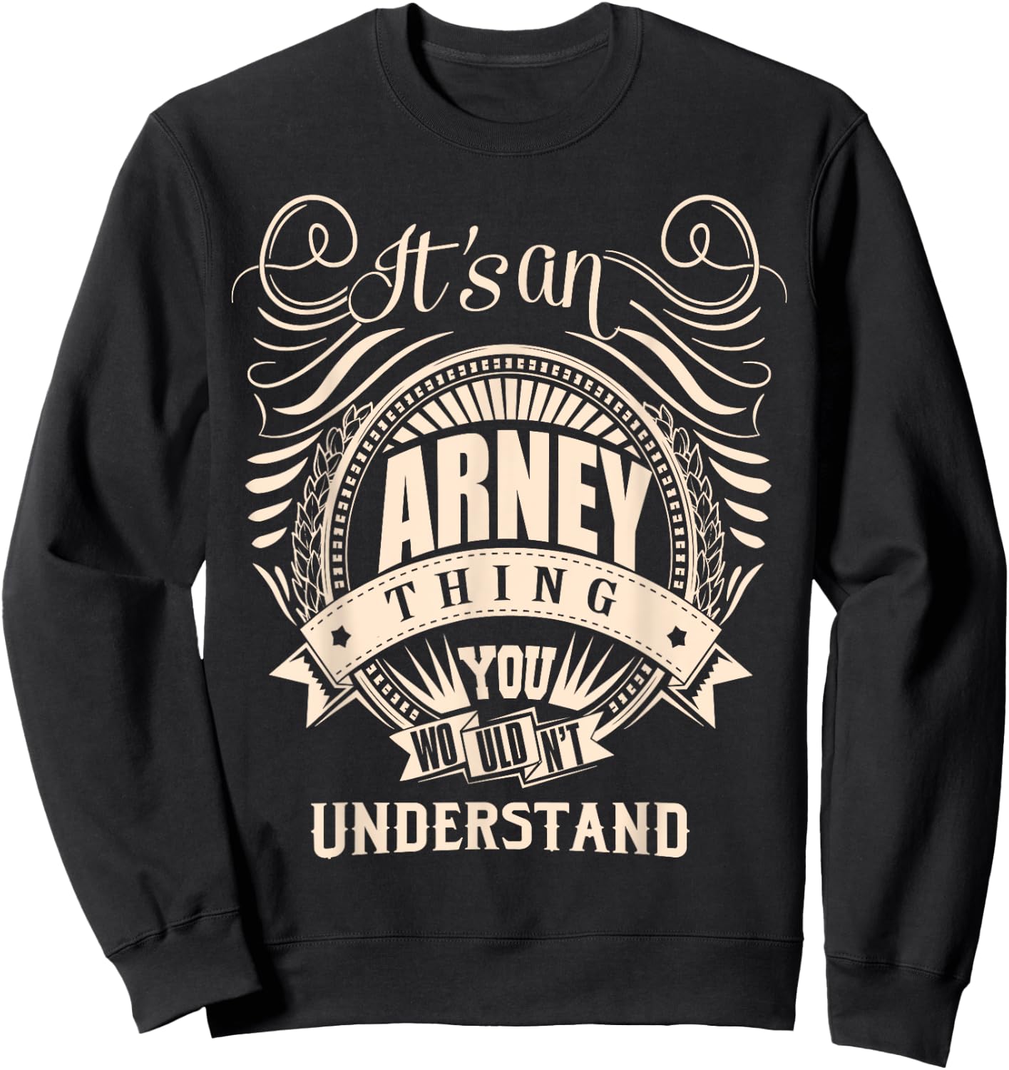 It is an ARNEY Thing Sweatshirt - Sweatshirt | Black