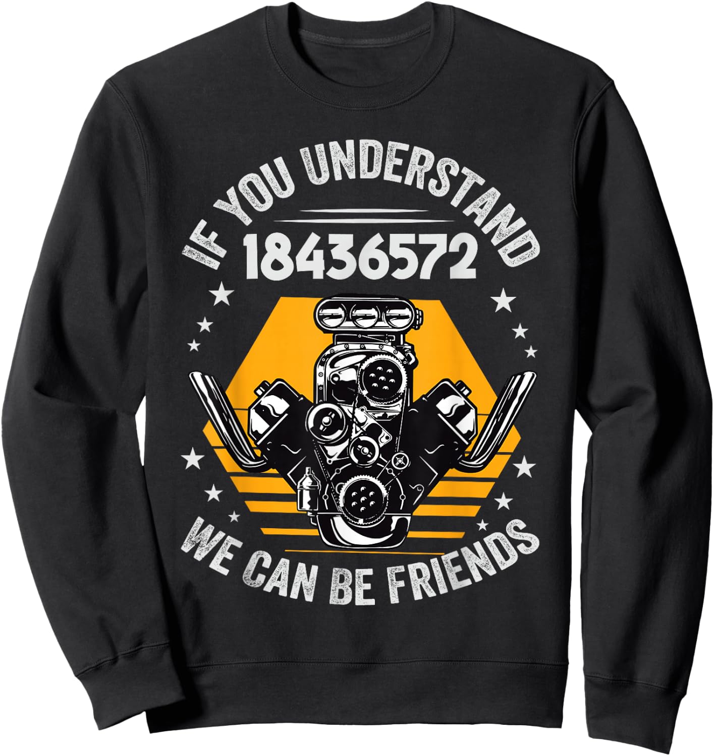 If You Understand 18436572 We Can Be Friends - Funny Sweatshirt - Sweatshirt | Black