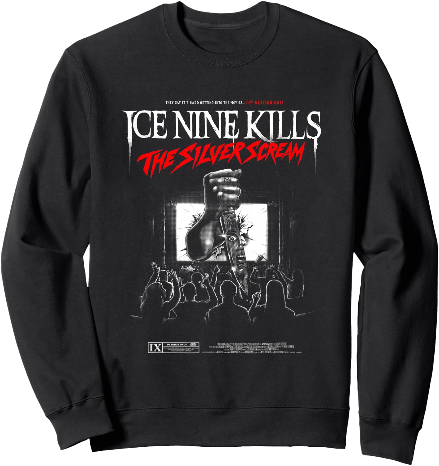 Ice Nine Kills - The Silver Scream Cover Sweatshirt - Sweatshirt | Black