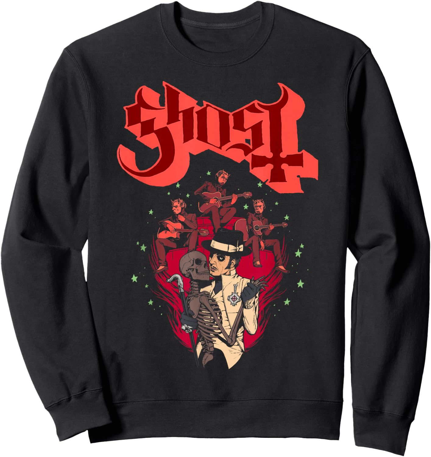 Ghost – Skeleton Bandstand Sweatshirt - Sweatshirt | Black